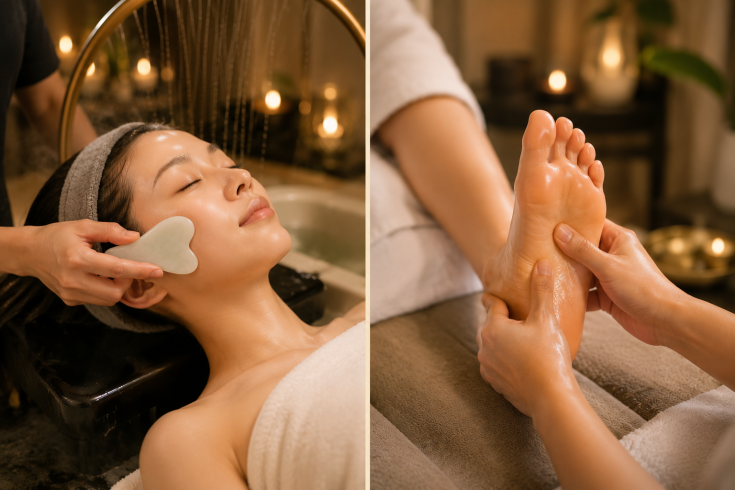 Head Spa + Foot Relief